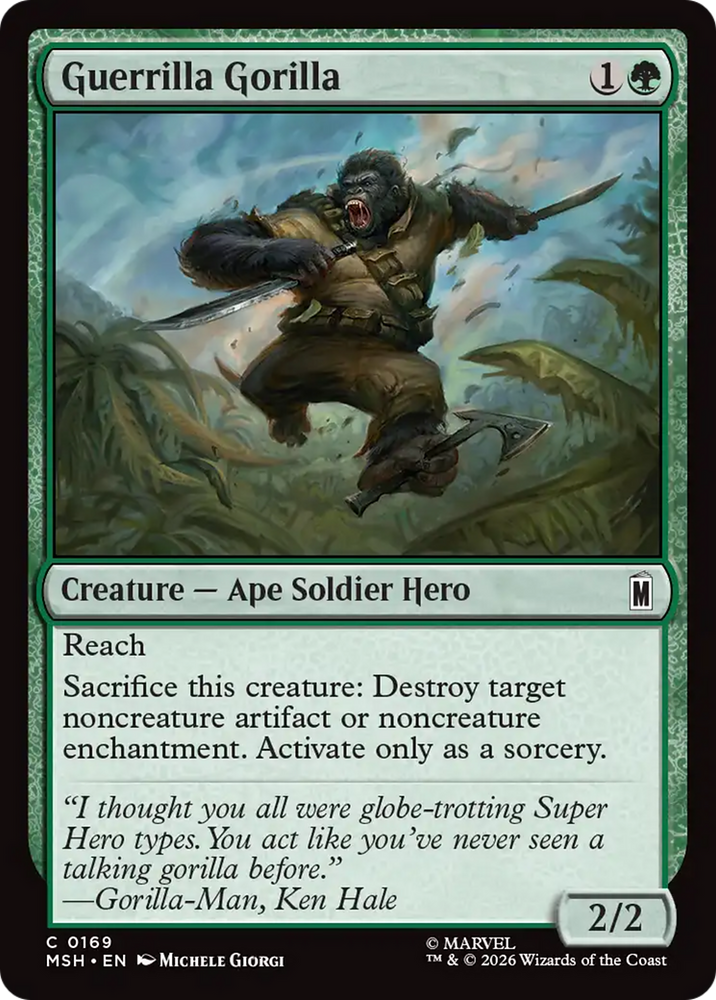 Guerrilla Gorilla [Marvel Super Heroes]