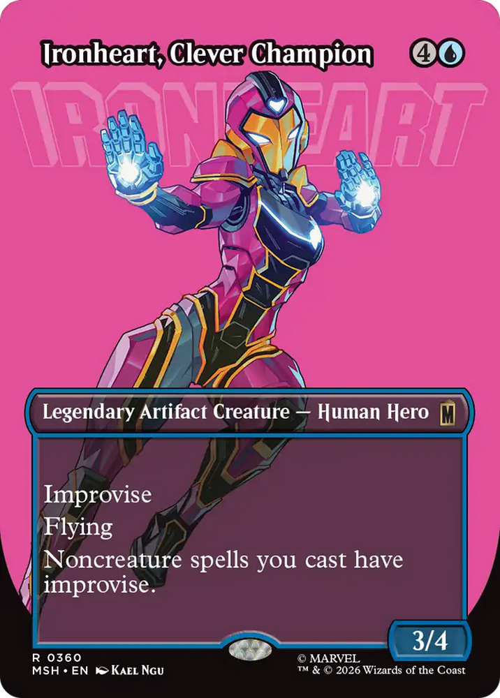 Ironheart, Clever Champion (Borderless) [Marvel Super Heroes]