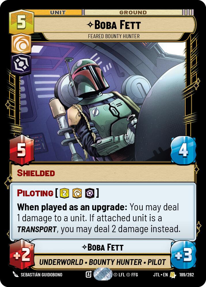 Boba Fett - Feared Bounty Hunter (189/262) (189/257) [Jump to Lightspeed]