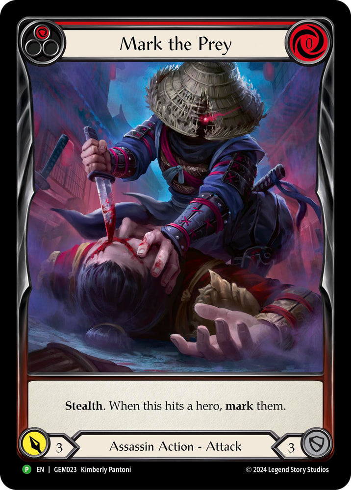 Mark the Prey (Red) [GEM023] (GEM Pack 1)