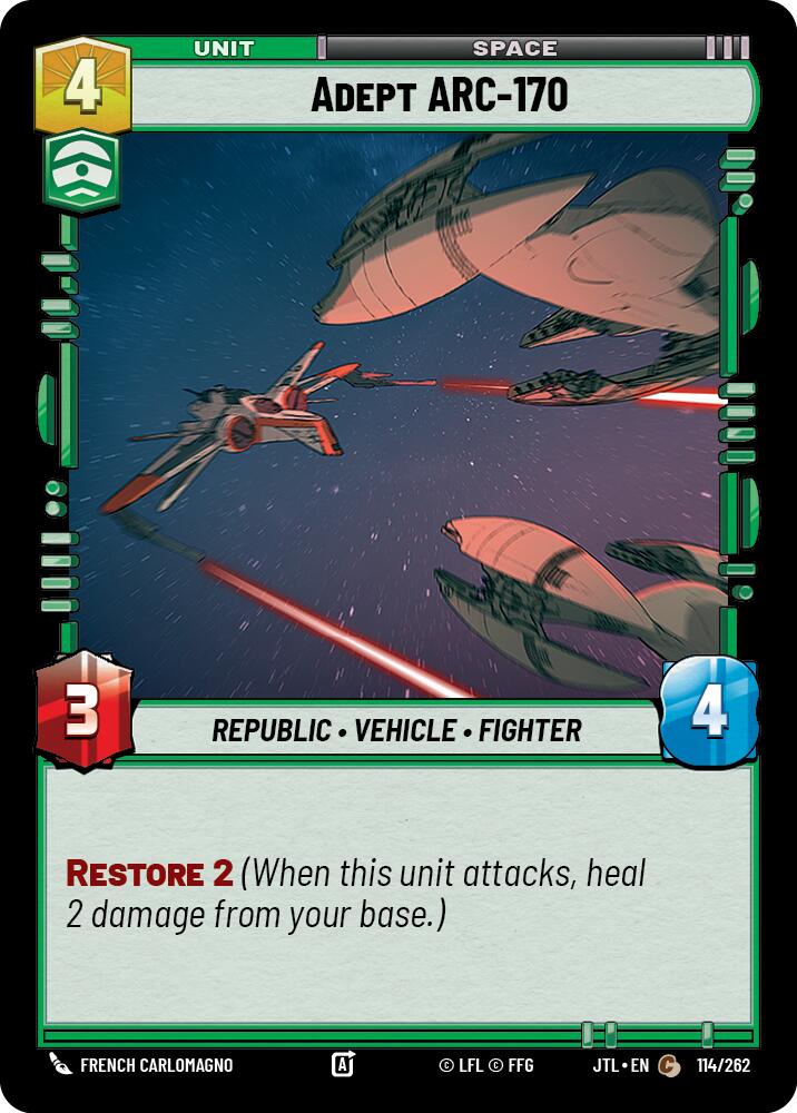 Adept ARC-170 (114/262) (114/262) [Jump to Lightspeed]