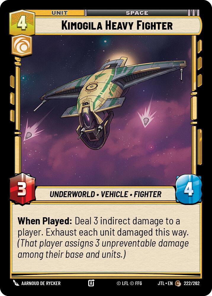 Kimogila Heavy Fighter (222/262) (222/262) [Jump to Lightspeed]