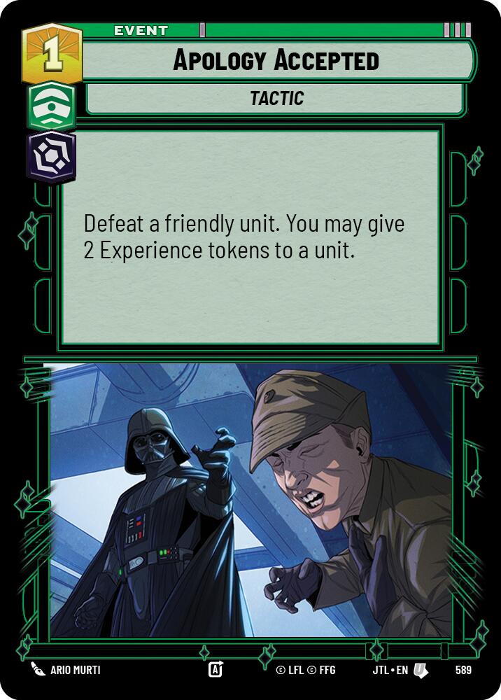 Apology Accepted (589) (589) [Jump to Lightspeed]