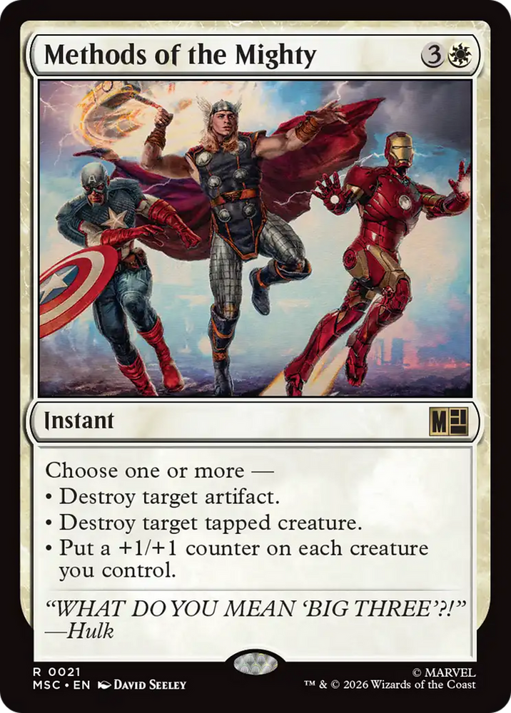 Methods of the Mighty [Marvel Super Heroes Commander]
