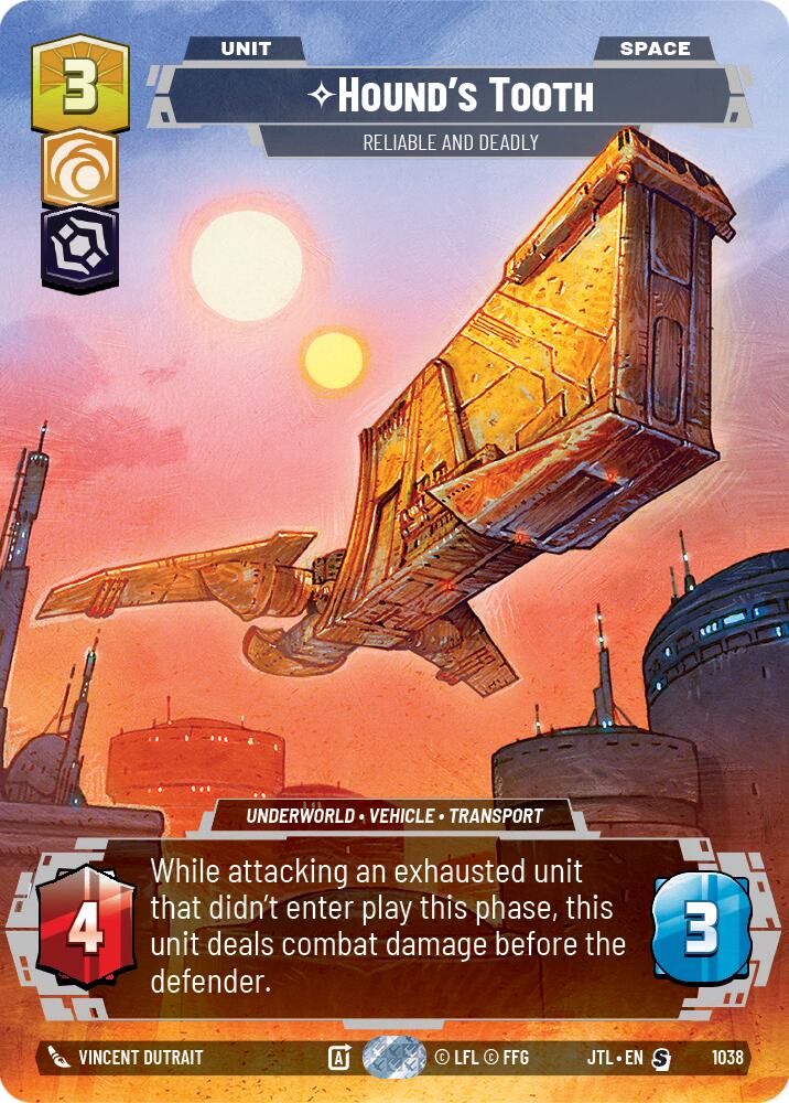 Hound's Tooth - Reliable and Deadly (1038) (Prestige) (1038) [Jump to Lightspeed]