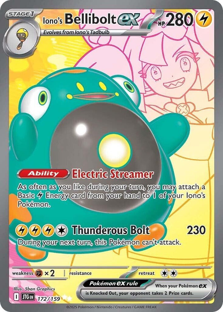 Iono's Bellibolt ex (172/159) [Scarlet & Violet: Journey Together]