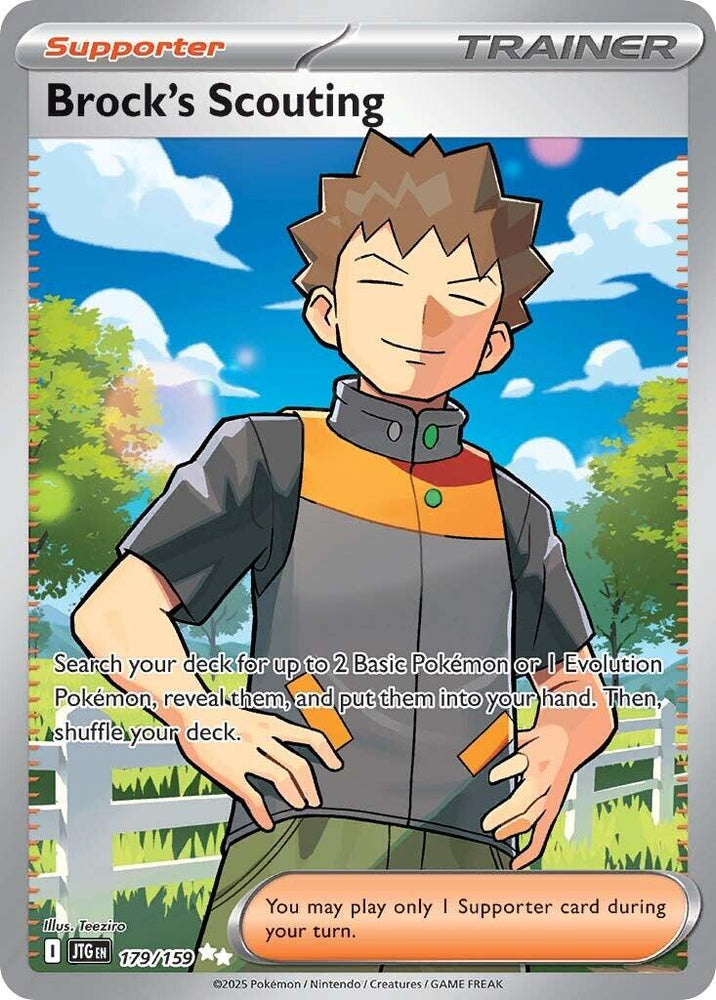 Brock's Scouting (179/159) [Scarlet & Violet: Journey Together]