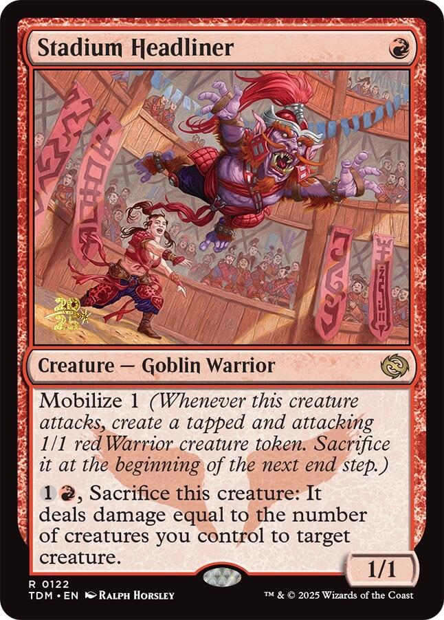 Stadium Headliner [Tarkir: Dragonstorm Prerelease Promos]