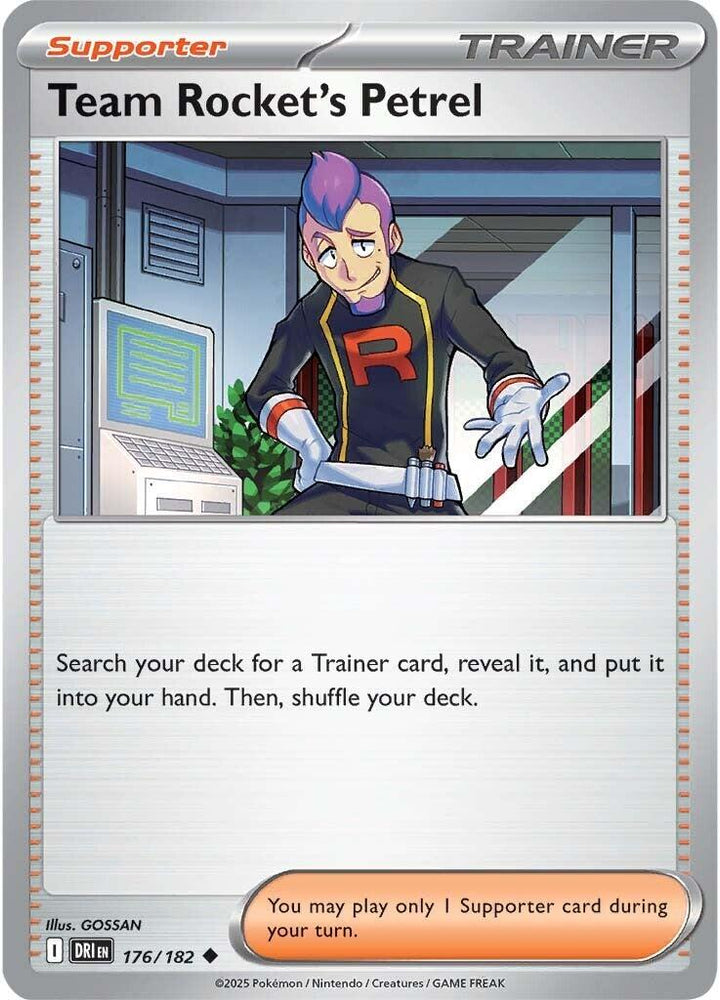 Team Rocket's Petrel (176/182) [Scarlet & Violet: Destined Rivals]