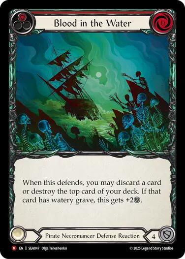 Blood in the Water [SEA047] (High Seas)  Rainbow Foil