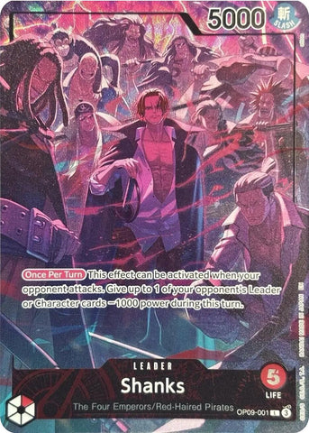 Shanks (OP09-001) (English Version 2nd Anniversary Set) [One Piece Promotion Cards]