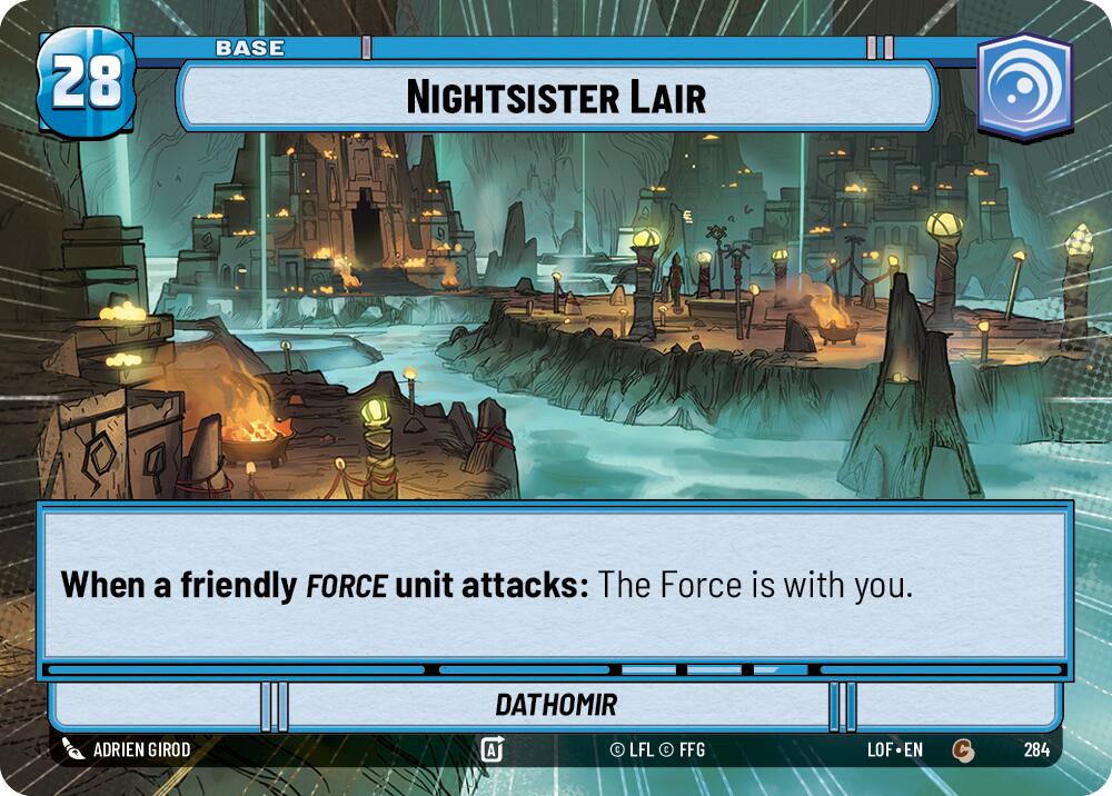 Nightsister Lair // Shield (284 // t02) (Hyperspace) (284 // T02) [Legends of the Force]