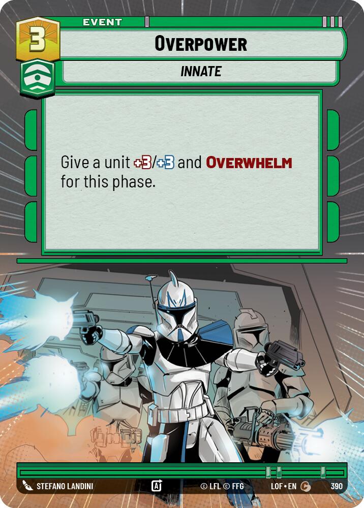 Overpower (390) (Hyperspace) (390) [Legends of the Force]