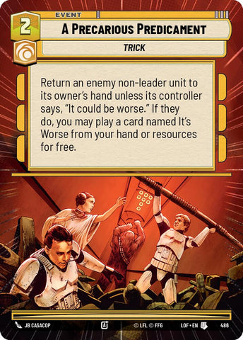 A Precarious Predicament (486) (Hyperspace) (486) [Legends of the Force]