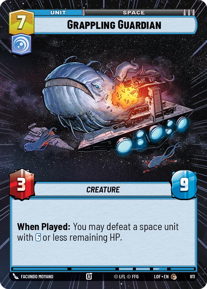 Grappling Guardian (811) (Hyperspace Foil) (811) [Legends of the Force]