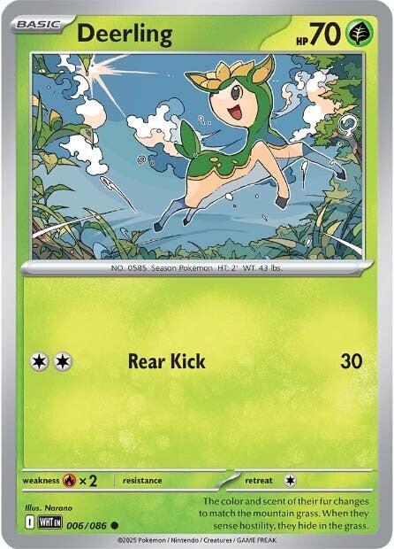 Deerling (006/086) [Scarlet & Violet: White Flare]