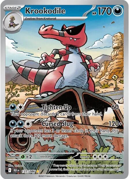 Krookodile (137/086) [Scarlet & Violet: Black Bolt]