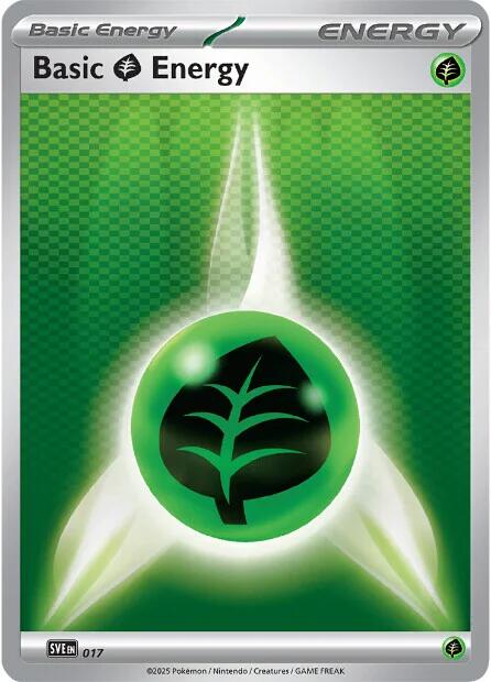 Basic Grass Energy (017) [Scarlet & Violet: Black Bolt]