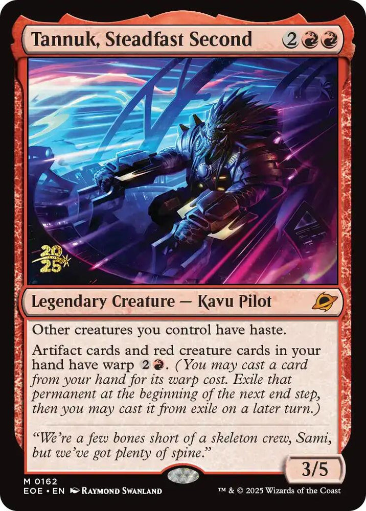 Tannuk, Steadfast Second [Edge of Eternities Prerelease Promos]
