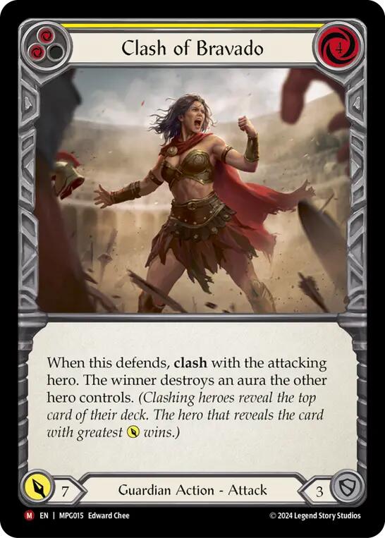 Clash of Bravado [MPG015] (Mastery Pack Guardian)  Rainbow Foil