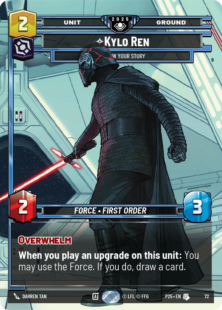 Kylo Ren - I Know Your Story (72) (72) [Organized Play Promos]