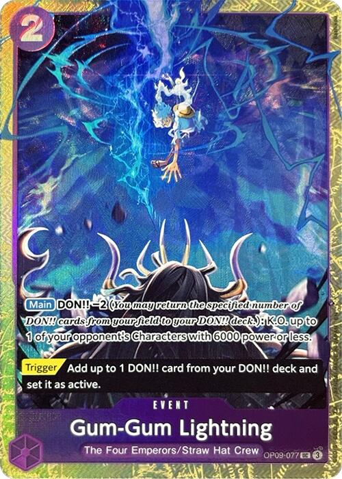 Gum-Gum Lightning (Premium Card Collection -Best Selection Vol. 4-) [One Piece Promotion Cards]