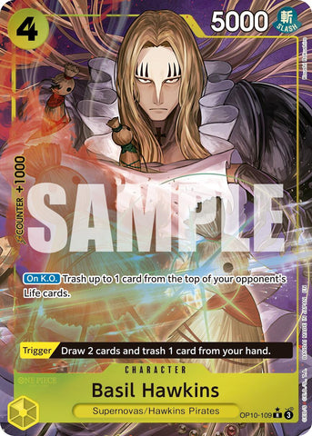 Basil Hawkins (Alternate Art) [Premium Booster -The Best- Vol. 2]