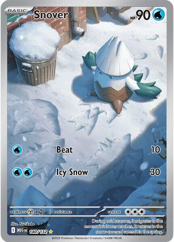 Snover (140/132) [Mega Evolution: Base Set]