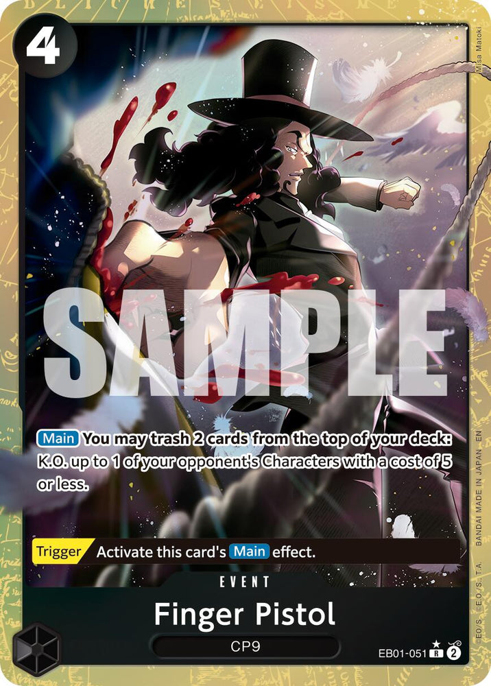 Finger Pistol (Alternate Art) [Premium Booster -The Best- Vol. 2]