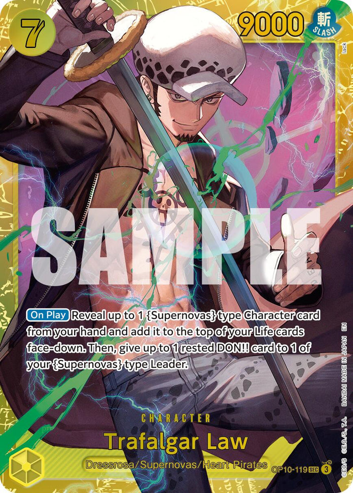 Trafalgar Law (OP10-119) (Reprint) [Premium Booster -The Best- Vol. 2]