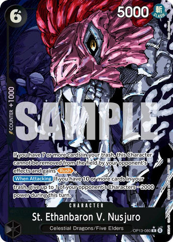 St. Ethanbaron V. Nusjuro (OP13-080) (Alternate Art) [Carrying On His Will]
