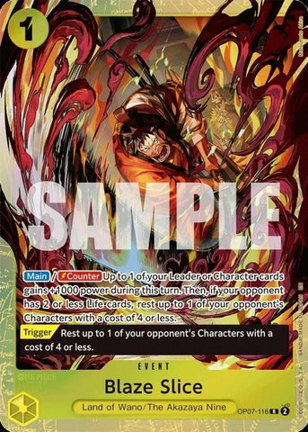 Blaze Slice (OP07-116) [One Piece Promotion Cards]