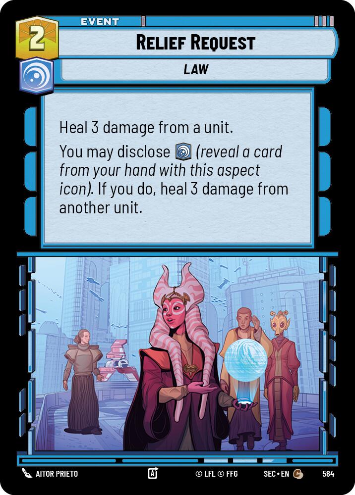 Relief Request (584) (Foil) (584) [Secrets of Power]