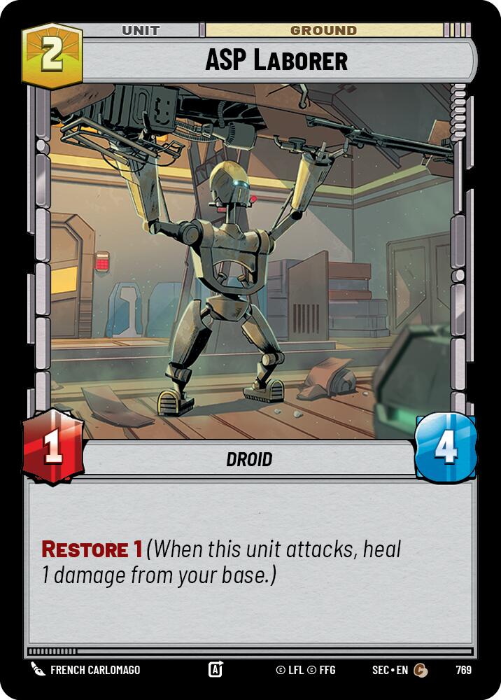 ASP Laborer (769) (Foil) (769) [Secrets of Power]