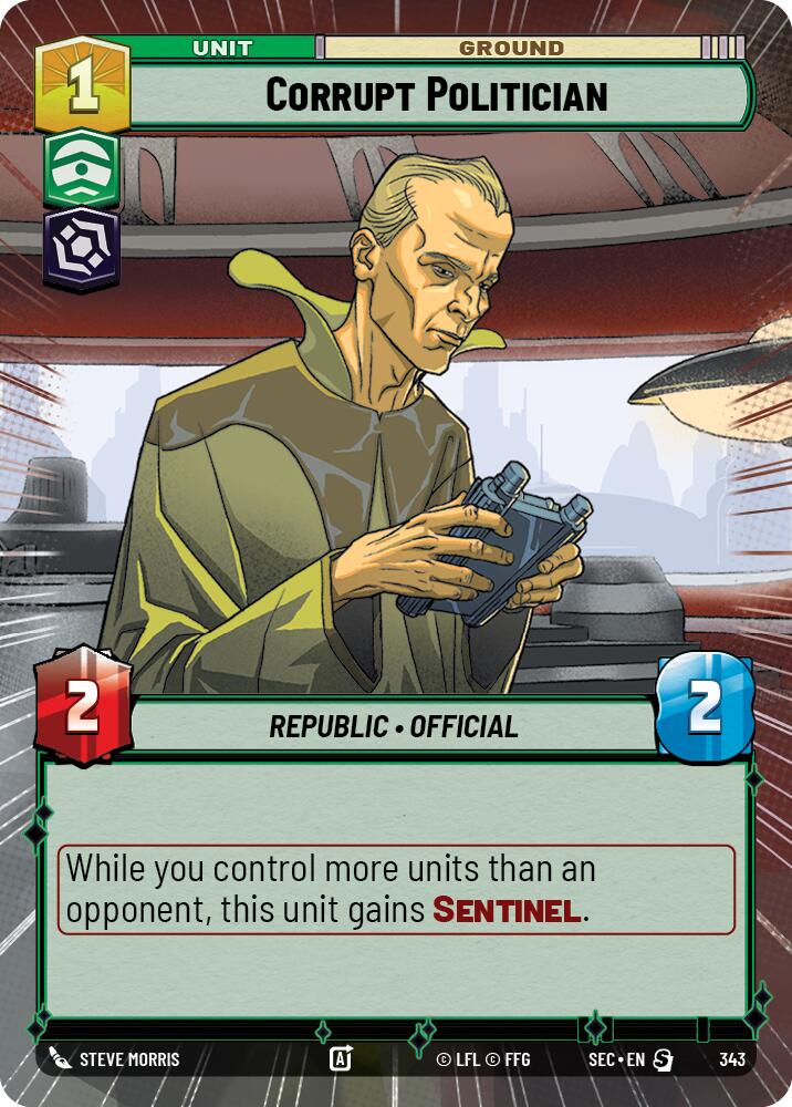 Corrupt Politician (343) (Hyperspace) (343) [Secrets of Power]