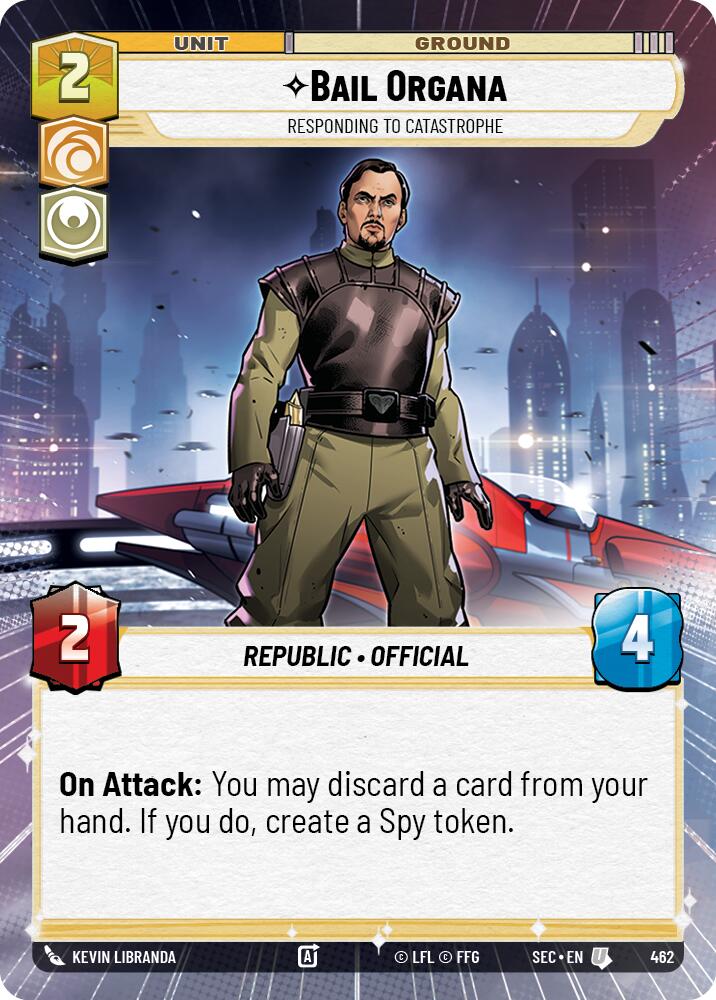 Bail Organa - Responding to Catastrophe (Hyperspace) (462) (462) [Secrets of Power]