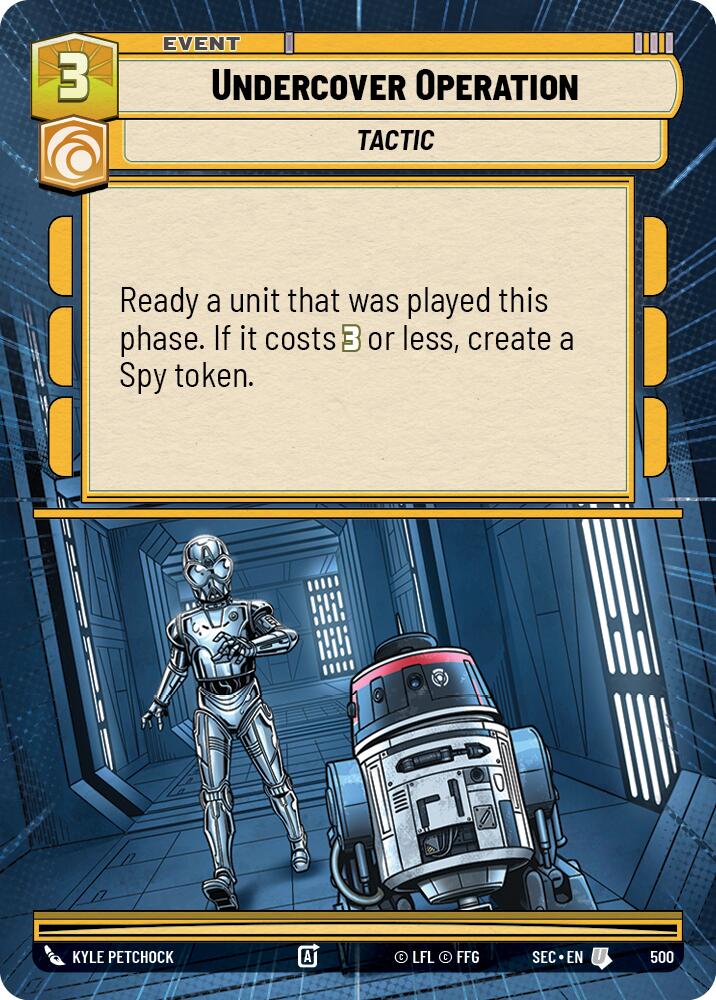 Undercover Operation (500) (Hyperspace) (500) [Secrets of Power]