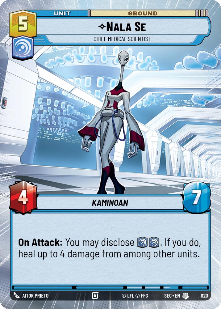 Nala Se - Chief Medical Scientist (Hyperspace Foil) (820) (820) [Secrets of Power]