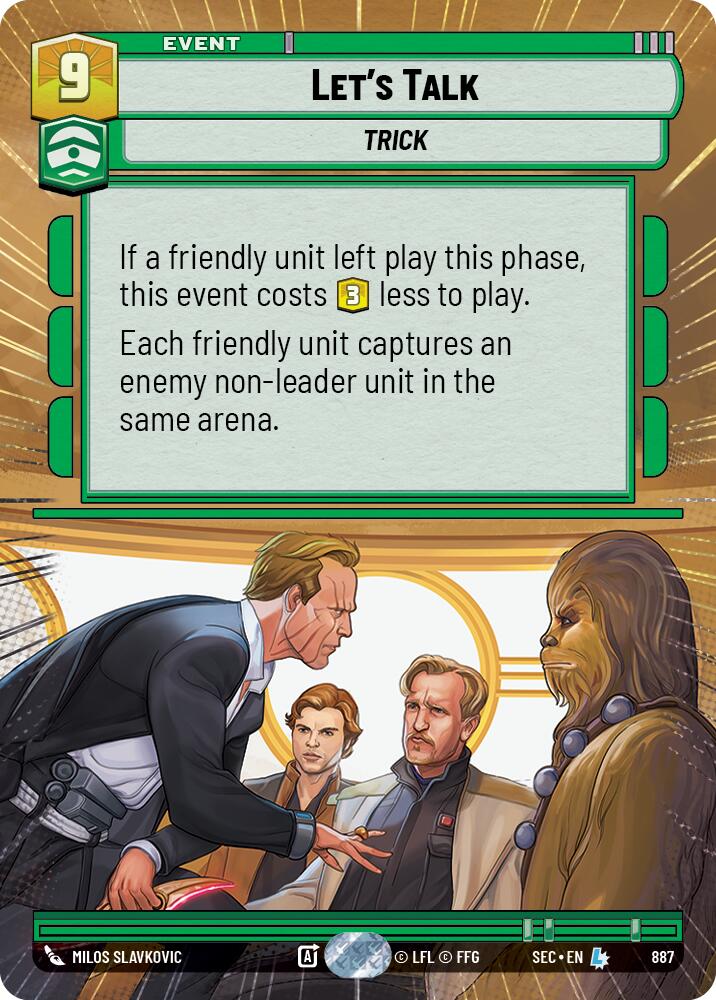 Let's Talk (887) (Hyperspace Foil) (887) [Secrets of Power]