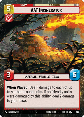 AAT Incinerator (925) (Hyperspace Foil) (925) [Secrets of Power]