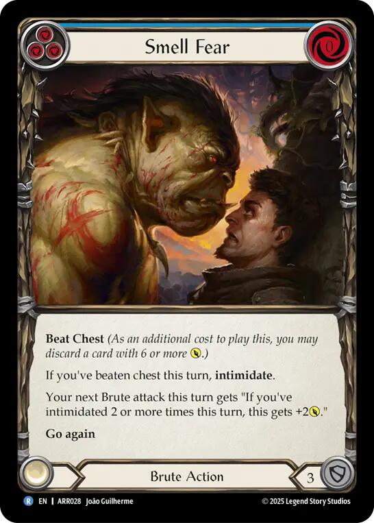 Smell Fear (Blue) [ARR028] (Armory Deck: Rhinar)