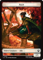Ally (0004) // Clue (0015) Double-Sided Token [Avatar: The Last Airbender Tokens]
