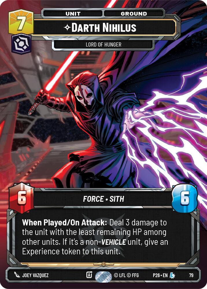 Darth Nihilus - Lord of Hunger (79) (79) [Sector and Regional Promos: Season 1]