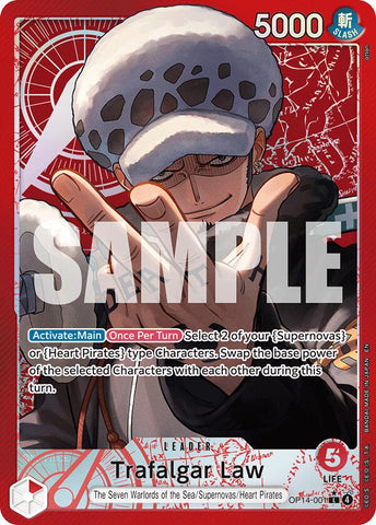 Trafalgar Law (OP14-001) (Alternate Art) [The Azure Sea's Seven]