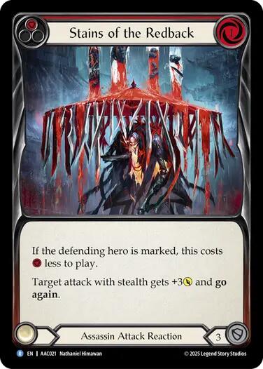 Stains of the Redback [AAC021] (Armory Deck: Arakni)