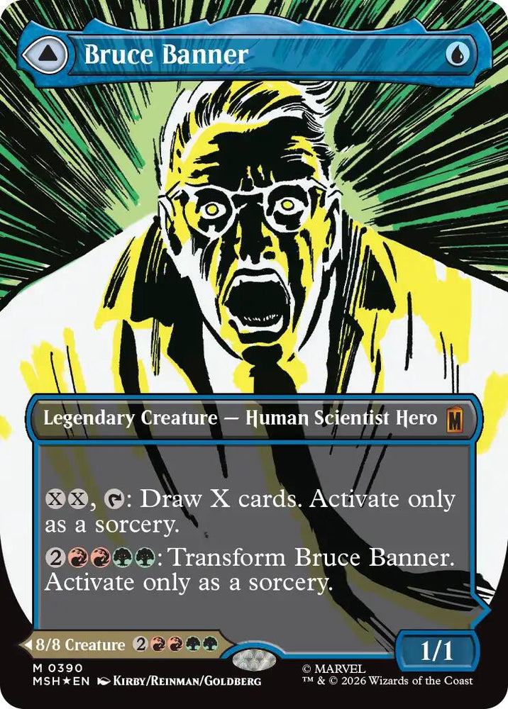 Bruce Banner (Borderless) (0390) [Marvel Super Heroes]