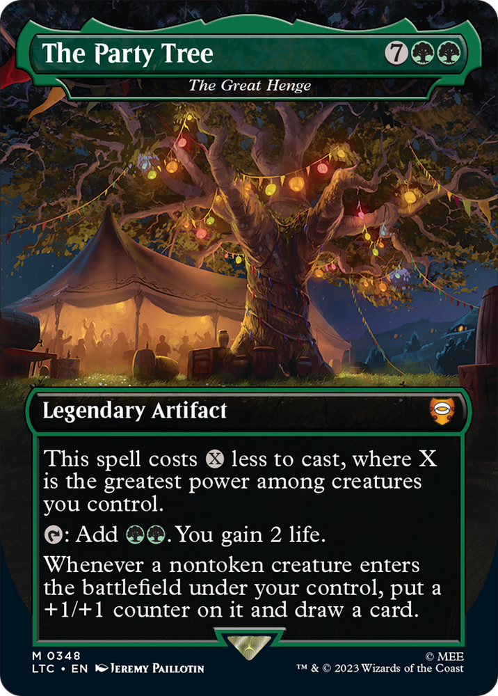 The Party Tree - The Great Henge (Borderless) [The Lord of the Rings: Tales of Middle-Earth Commander]