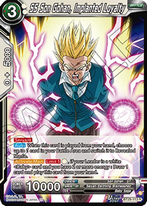 SS Son Gohan, Implanted Loyalty (BT29-113) [Fearsome Rivals]