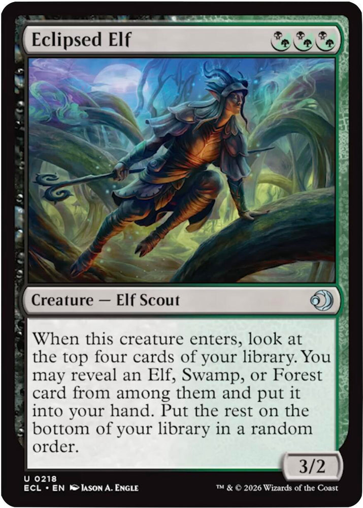 Eclipsed Elf [Lorwyn Eclipsed]