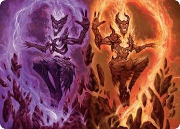 Fire Covenant Art Card [Lorwyn Eclipsed Art Series]